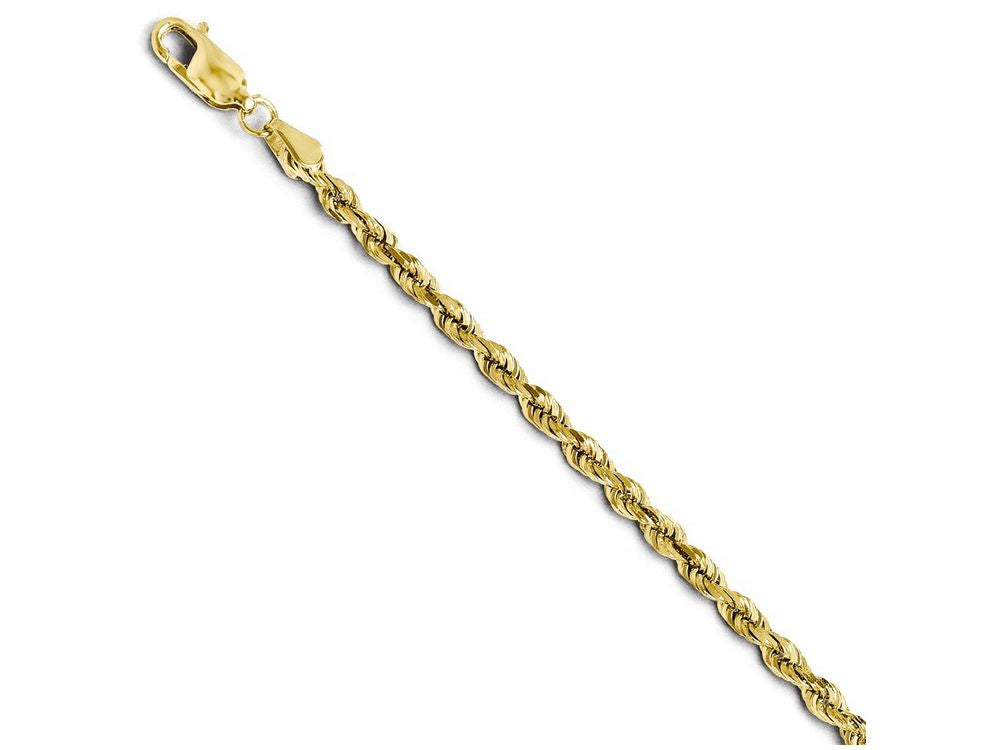 FJC Finejewelers 14k Yellow Gold 3.00mm Bright Cut Rope Chain Necklace