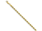 FJC Finejewelers 14k Yellow Gold 3.5mm Bright Cut Rope Chain Necklace