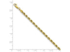 FJC Finejewelers 14k Yellow Gold 3.5mm Bright Cut Rope Chain Bracelet