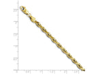 FJC Finejewelers 14k Yellow Gold 4.00mm Bright Cut Rope Chain Necklace