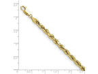 FJC Finejewelers 14k Yellow Gold 5.0mm Bright Cut Rope Chain Necklace