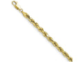 FJC Finejewelers 14k Yellow Gold 5.0mm Bright Cut Rope Chain Necklace