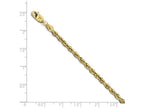 FJC Finejewelers 14k Yellow Gold 2.75mm Bright Cut Lightweight Rope Chain Bracelet