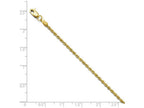 FJC Finejewelers 14k Yellow Gold 2.0mm Solid Rope Bracelet