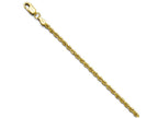 FJC Finejewelers 14k Yellow Gold 2.5mm Solid Rope Chain Bracelet