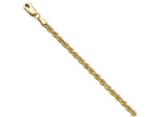 FJC Finejewelers 14k Yellow Gold 3.0mm Solid Rope Chain Necklace