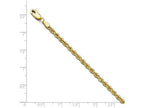 FJC Finejewelers 14k Yellow Gold 3.0mm Solid Rope Chain Necklace
