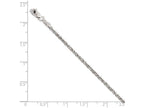 FJC Finejewelers 14k White Gold 1.75mm Bright Cut Rope Chain Bracelet