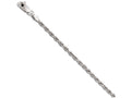 FJC Finejewelers 14k White Gold 2.50mm Bright Cut Rope Chain Bracelet
