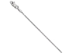 FJC Finejewelers 14k White Gold 1.3mm Bright Cut Rope Chain Necklace