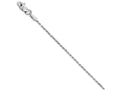 FJC Finejewelers 14k White Gold 1.3mm Bright Cut Rope Chain Bracelet