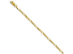 FJC Finejewelers 14k Yellow Gold 2.75mm Flat Figaro Chain Necklace