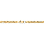 FJC Finejewelers 14k Yellow Gold 9 inch in length x 2.75mm in width Flat Figaro Anklet