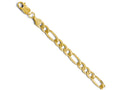 FJC Finejewelers 14k Yellow Gold 6.25mm Flat Figaro Bracelet