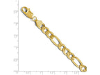 FJC Finejewelers 14k Yellow Gold 7.0mm Flat Figaro Chain Necklace