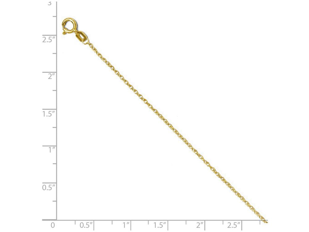 FJC Finejewelers 14k Yellow Gold V-p Rope Chain Necklace