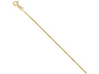 FJC Finejewelers 14k Yellow Gold Light Box Chain Necklace