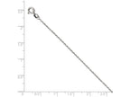 FJC Finejewelers 14k White Gold V-p 8r Rope Chain Necklace
