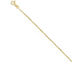 FJC Finejewelers 14k Yellow Gold Light Box Chain Necklace