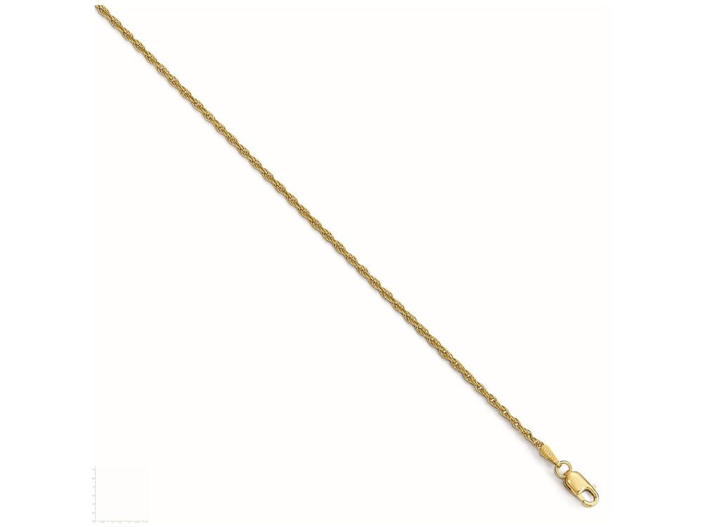 FJC Finejewelers 14k Yellow Gold Rope Chain Necklace