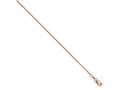 FJC Finejewelers 14k Rose Gold Box W/lobster Chain Necklace