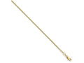 FJC Finejewelers 14k Yellow Gold Box Chain Necklace W/lobster Chain Necklace