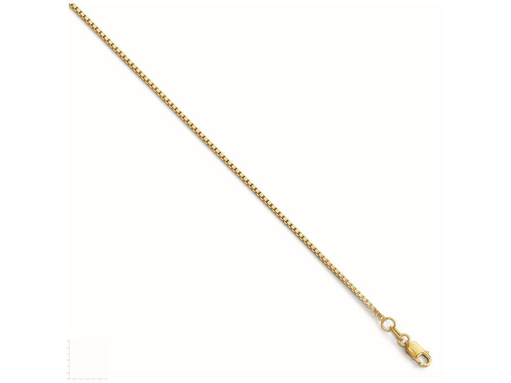 FJC Finejewelers 14k Yellow Gold Box Chain Necklace W/lobster Chain Necklace