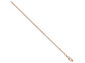 FJC Finejewelers 14k Rose Gold Singapore Chain Necklace
