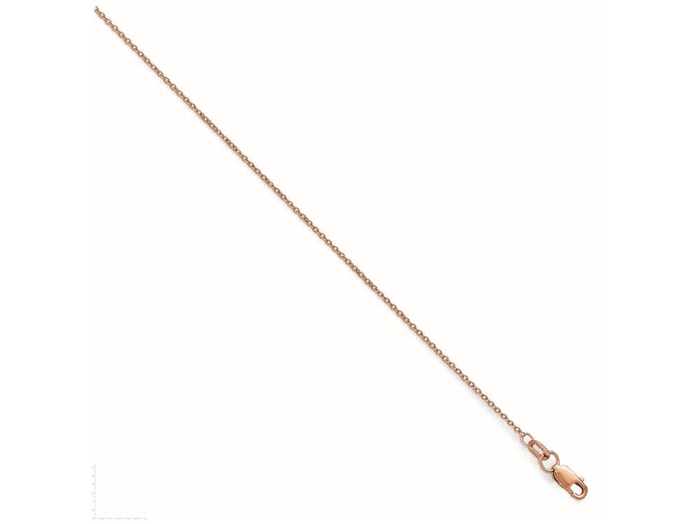 FJC Finejewelers 14k Rose Gold Flat Cable Chain Necklace