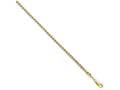 FJC Finejewelers 14k Yellow Gold Bright Cut Round Box Chain Necklace