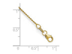 FJC Finejewelers 14k Yellow Gold Bright Cut Open Franco Chain Necklace