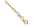 FJC Finejewelers 14k Yellow Gold Bright Cut Open Franco Chain Necklace