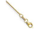 FJC Finejewelers 14k Yellow Gold Bright Cut Open Franco Chain Necklace