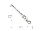 FJC Finejewelers 14k White Gold Bright Cut Open Franco Chain Necklace