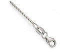 FJC Finejewelers 14k White Gold Bright Cut Open Franco Chain Necklace