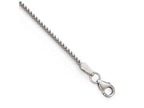 FJC Finejewelers 14k White Gold Franco Chain Necklace