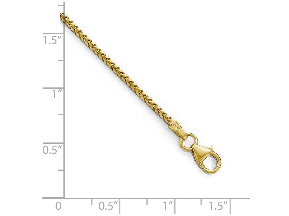 FJC Finejewelers 14k Yellow Gold Franco Chain Necklace