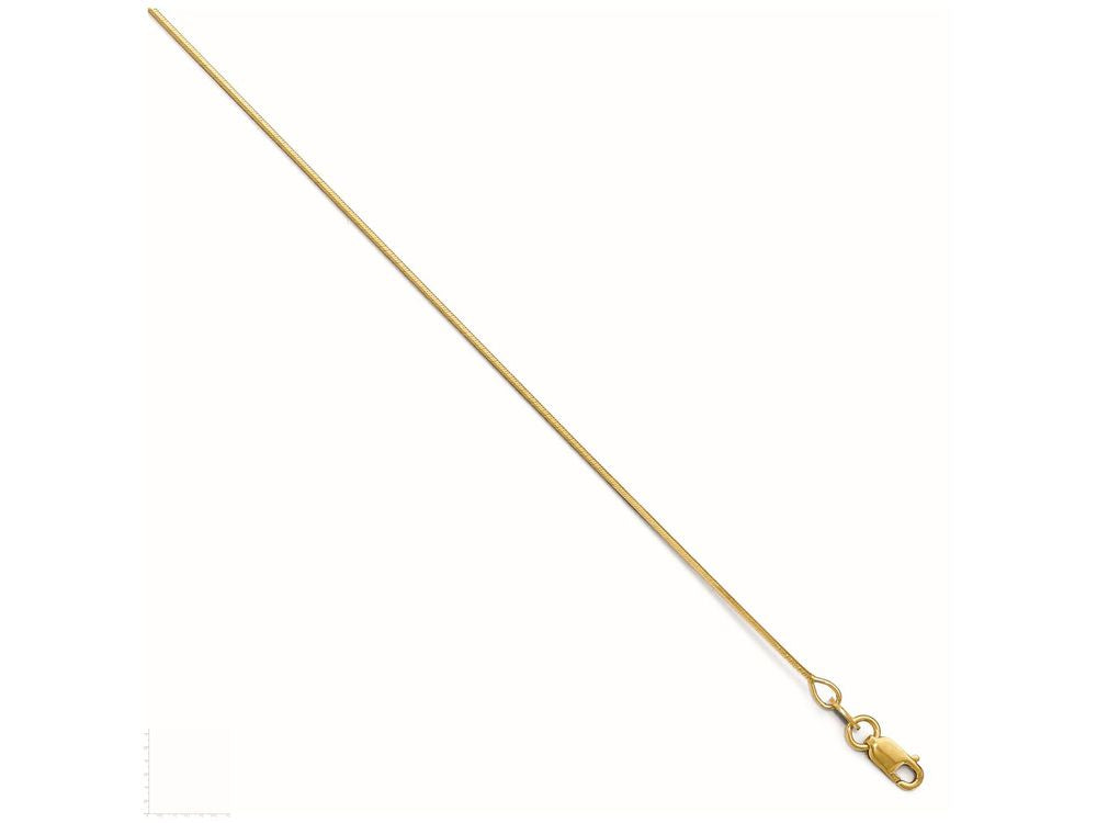 FJC Finejewelers 14k Yellow Gold Bright Cut Octagonal Snake Chain Necklace