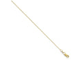 FJC Finejewelers 14k Yellow Gold Bright Cut Long Open Link Chain Necklace