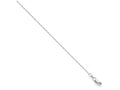 FJC Finejewelers 14k White Gold Bright Cut Long Open Link Chain Necklace