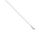 FJC Finejewelers 14k White Gold Bright Cut Long Open Link Chain Necklace