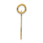 FJC Finejewelers 14k Yellow Gold Small Polished Elongated 72 Charm