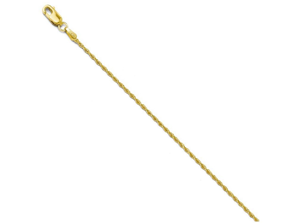 FJC Finejewelers 14k Yellow Gold Rope Chain Necklace