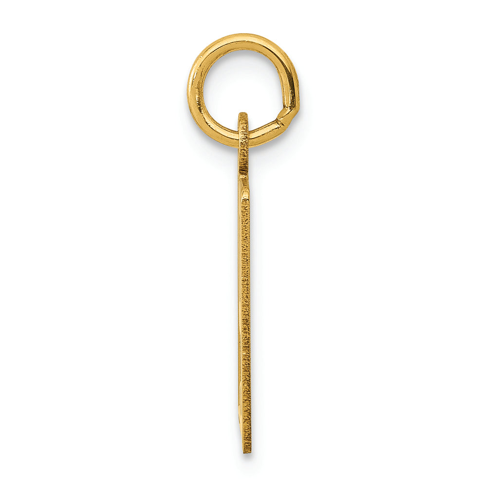 FJC Finejewelers 14k Yellow Gold Small Polished Elongated 79 Charm