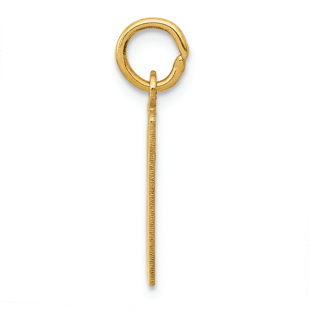 FJC Finejewelers 14k Yellow Gold Small Polished Elongated 80 Charm