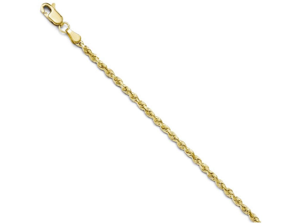 FJC Finejewelers 10k 2.5mm x 20 inch Bright Cut Rope Chain Necklace