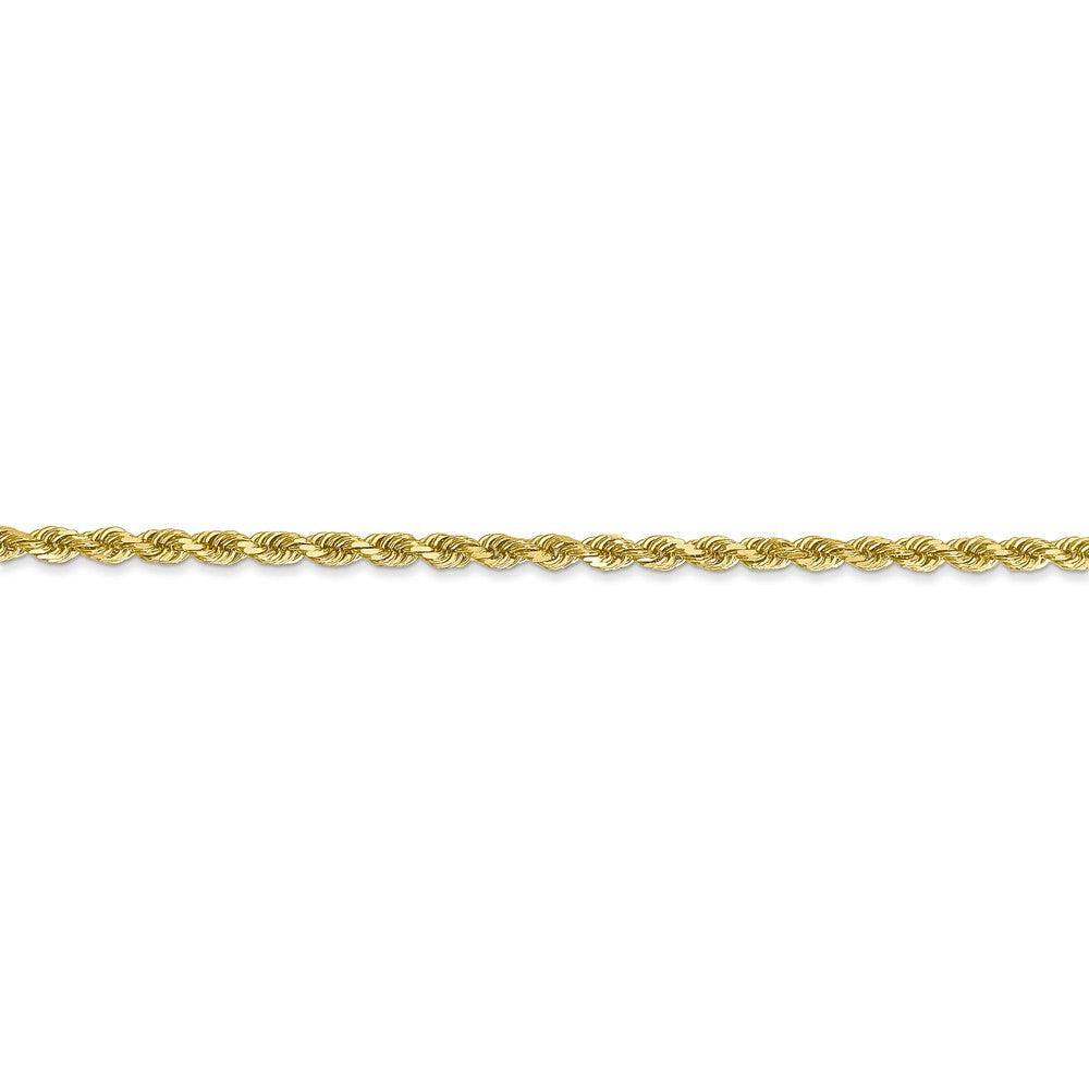 FJC Finejewelers 10k 2.5mm Bright Cut Rope Chain Necklace