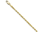 FJC Finejewelers 10k 3.00mm Bright Cut Rope Chain Bracelet