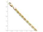 FJC Finejewelers 10k 6.00mm Bright Cut Rope Chain Bracelet