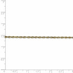 FJC Finejewelers 10k 2.00mm Bright Cut Lightweight Rope Chain Necklace